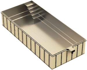 Coque piscine inox
