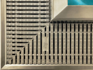 Grille piscine miroir