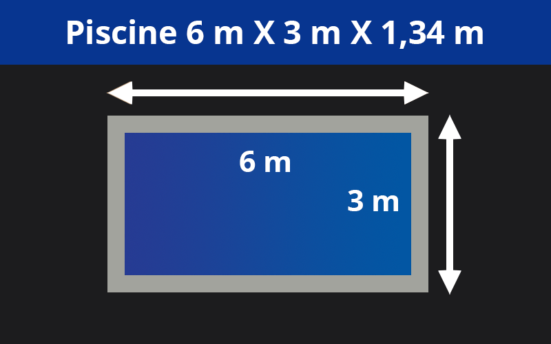 6m X 3m x 1.34m