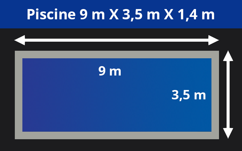 9m X 3.5m x 1.4m