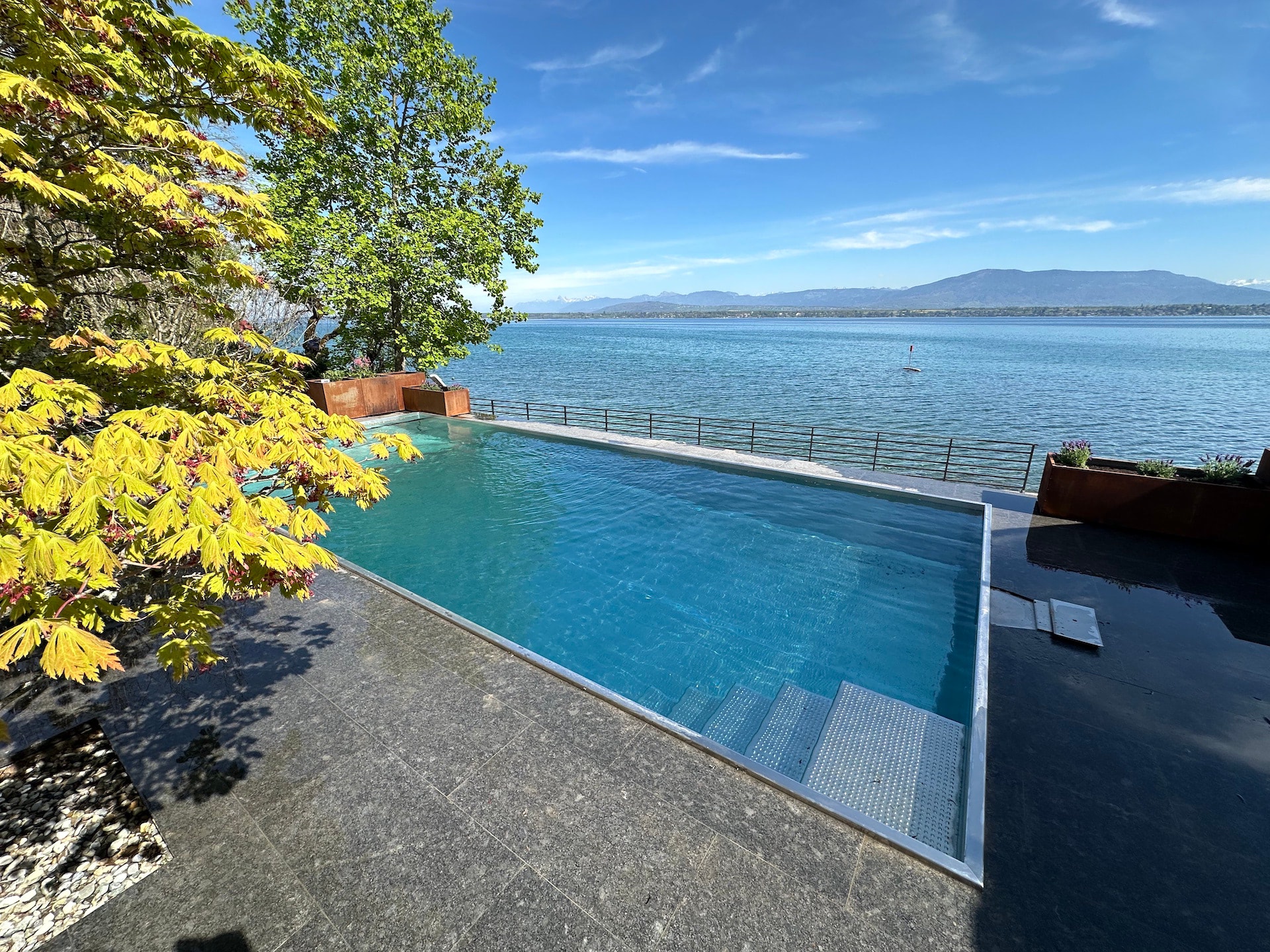 Piscine skimmer inox Coppet